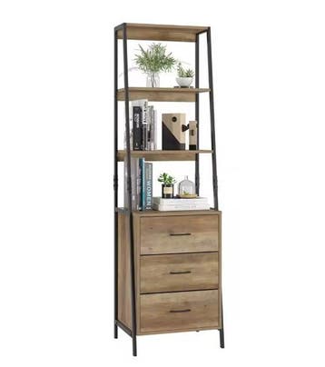 Industriële Boekenkast met 3 Lades en 3 Planken – 175 cm Hoo, Verzenden, Nieuw