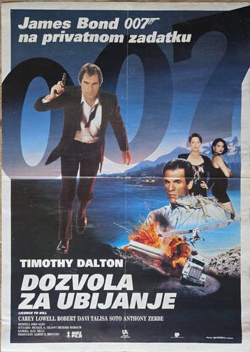 Timothy Dalton - James Bond - Licence to Kill (Dozvola za, Nieuw