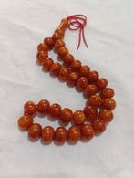 Rozenkrans - Amber - 1970-1980 - Zeldzame gebedssnoer, Verzamelen, Nieuw