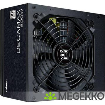 Zalman Decamax power supply unit 600 W ATX Zwart, Verzenden, Nieuw
