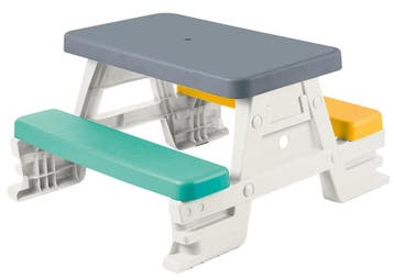 Dolu Grijs/Wit Picknicktafel, Verzenden, Nieuw