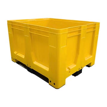 Palletbox MaxiLog, 1200x1000x760mm, tweede keus 3 sledes-, Ophalen of Verzenden, Gebruikt, Overige typen