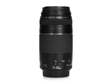 canon zoom lens ef 75-300mm 1:4-5.6 III - Telelens, Ophalen of Verzenden, Zo goed als nieuw, Canon