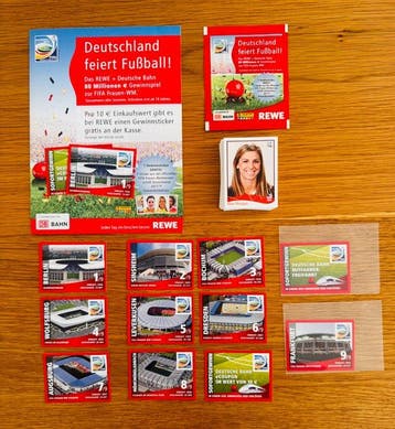 Panini - Womens World Cup 2011 - REWE PROMO - Flyer + 9/9, Verzamelen, Nieuw