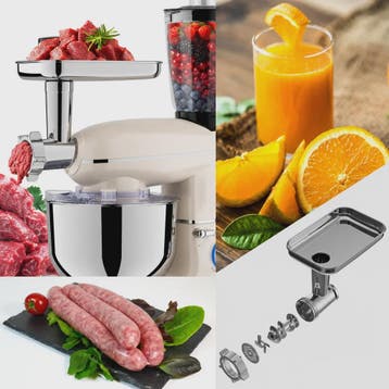 1900W Multifunctionele Planeetmixer met Vleesmolen & Blender, Verzenden, Nieuw