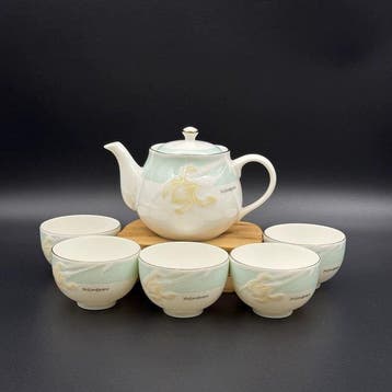 Yves Saint Laurent - Theeservies (6) - Fine Porcelain, Antiek en Kunst