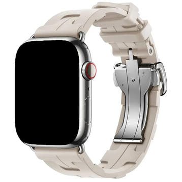 Apple Watch bandje kilim - siliconen - sterrenlicht, Verzenden, Nieuw