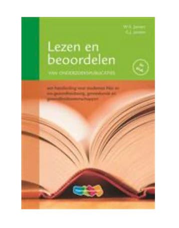 Lezen en beoordelen van onderzoekspublicaties, 9789006643428, Verzenden, Zo goed als nieuw, HBO