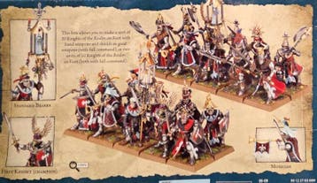 Kingdom of Bretonnia Knights of the Realm on Foot (warhammer, Hobby en Vrije tijd, Ophalen of Verzenden, Nieuw