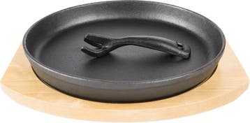 Grill Guru - Iron Cooking Plate - Holder - Ijzeren Kookplaat, Verzenden, Nieuw