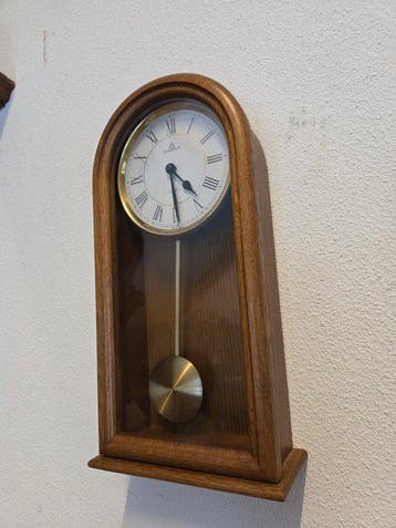 Wandklok - Hout, Glas - 2020 - Fraaie wandklok Dugena