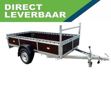 VDM Enkelas bakwagen 200x130 750Kg, Ophalen of Verzenden, Nieuw