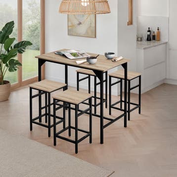 Bartafelset Edinburgh 4+1, Huis en Inrichting, Tafelonderdelen, Verzenden, Nieuw