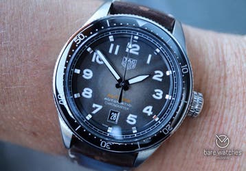 TAG Heuer Autavia WBE5114.FC8266 04/2024 Nieuw Full set, Leer, Staal, Polshorloge, Nieuw