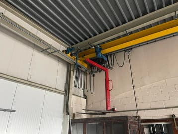 Demag enkelligger bovenloopkraan ± 12.300mm x 1t 001668U, Doe-het-zelf en Verbouw, Gereedschap | Overige machines, Ophalen, Gebruikt