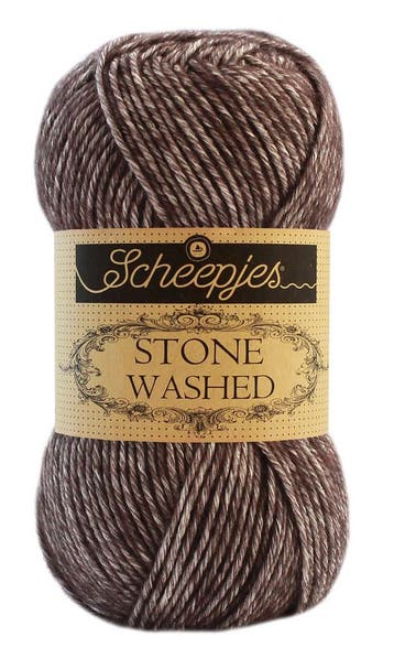 Scheepjes Stone Washed - 829 Obsidian - Katoen-mix Garen, Ophalen of Verzenden, Nieuw
