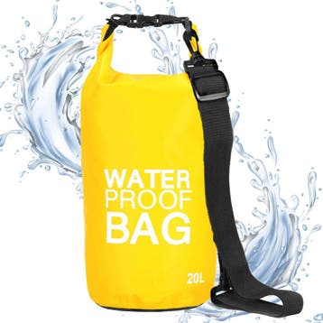 Drybag | Waterdichte Tas | 20 Liter | Geel, Auto diversen, Ophalen of Verzenden