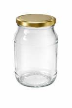 Glazen Pot 1.7 liter inclusief houten tang, Verzenden, Nieuw