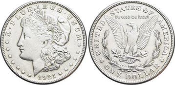 Dollar 1921 S Vereinigte Staaten von Amerika, Postzegels en Munten, Munten | Amerika, Verzenden