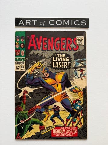 Avengers #34 - 1st Appearance Of The Living Laser - 1 Comic, Nieuw