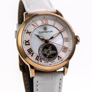Catena - Automatic Swiss Made Watch Open Heart - CAD019-2BB, Nieuw