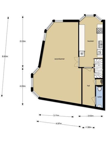 Te huur: Appartement Bas Jungeriusstraat in Rotterdam, Appartement, Rotterdam, Zuid-Holland