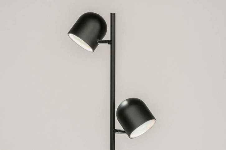 Rietveld Vloerlampen - Zwart - Metaal, Huis en Inrichting, Lampen | Vloerlampen, Verzenden