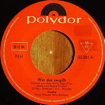 Freddy Quinn - Wer Das Vergißt / Heimatlos, Cd's en Dvd's, Ophalen of Verzenden, Gebruikt