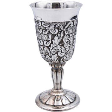 Wijnglas - Bladeren van wijnstokken en druiventrossen - .925