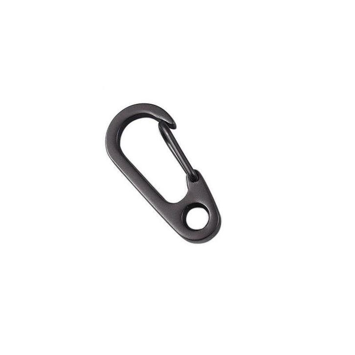 Mini karabijnhaak met oog - 30mm - Gun metal, Doe-het-zelf en Verbouw, Overige Doe-het-zelf en Verbouw, Nieuw, Ophalen of Verzenden