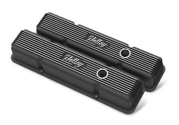 HOLLEY VALVE COVERS - VINTAGE SERIES - FINNED - SBC - SATIN, Ophalen of Verzenden, Nieuw