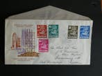Nederland 1950 - FDC - Kerken in oorlogstijd - NVPH E2, Postzegels en Munten, Postzegels | Nederland, Gestempeld
