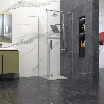 Sani Royal Douchecabine helder glas 100x110cm, Nieuw
