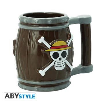 One Piece Barrel 3D Mok, Ophalen of Verzenden, Nieuw