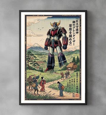 Sato Hageshi - Colossus of the Land - Goldorak - Pop Art -, Nieuw