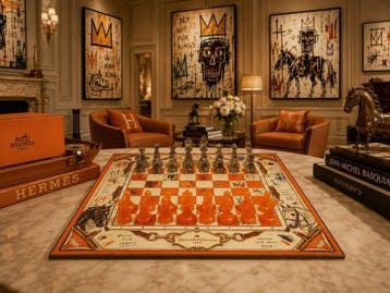 maison64editions - Quand HERMES et JM Basquiat jouent aux