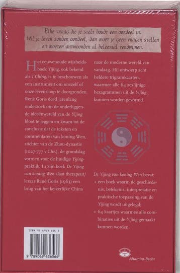 Yijing van koning wen boek en 64 kaarten 9789069636566, Verzenden, Zo goed als nieuw, R. Goris