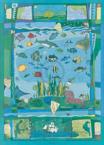 Kunstdruk Vitali P. Konstantinov - Wasser 48x67cm, Huis en Inrichting, Woonaccessoires | Schilderijen, Tekeningen en Foto's, Verzenden