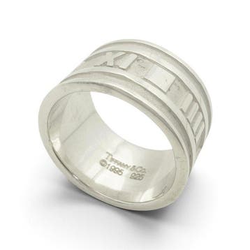 Zonder minimumprijs - Tiffany & Co. - Ring - Atlas Zilver -, Nieuw