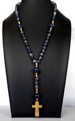 Lapis lazuli en sodaliet - Katholieke Rozenkrans -