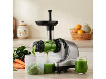 Byzoo Rhino - Slow Juicer - Horizontaal - Pulpreservoir -, Verzenden, Zo goed als nieuw