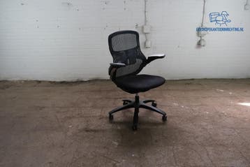 Knoll Generation bureaustoel zwart Flex Back & Flex Seat, Verzenden, Gebruikt