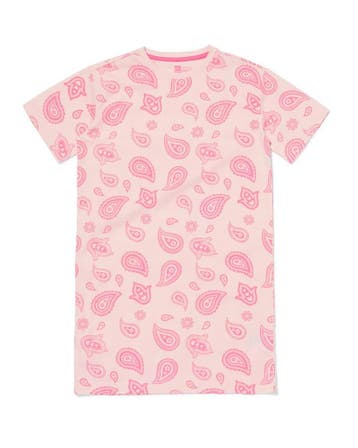 HEMA Kindernachthemd paisley roze van €12.99 voor €8 sale, Verzenden, Nieuw
