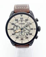 Citizen - Aviator Chronograph Eco-Drive - Zonder, Sieraden, Tassen en Uiterlijk, Horloges | Heren, Nieuw
