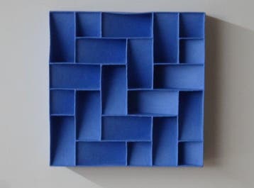 Hans Meeuwsen - Reliëf, 2026 - 39 Hemels blauw wandrelief -