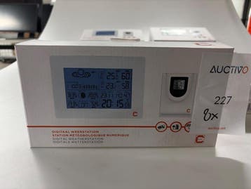 Online veiling: Cresta Care, Digitaal weerstation (8 stuks), Nieuw