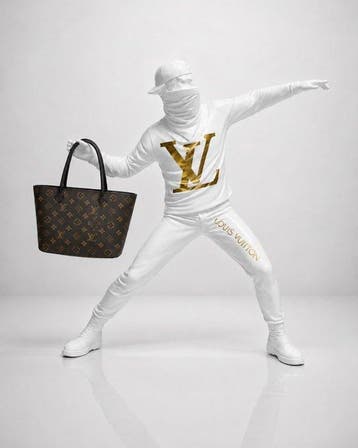 GF Exclusives - Banksy x Louis Vuitton Bag