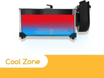 Frituurpan - Friteuse - Geurfilter - 2200W - RVS - 3L - Aigo, Verzenden, Zo goed als nieuw