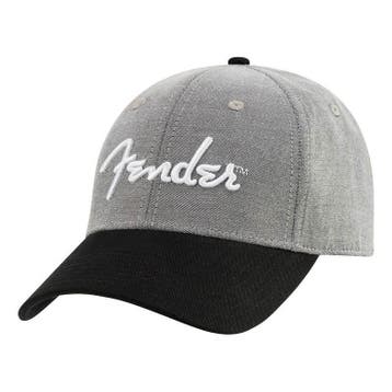 Fender 9190121000 Hipster Dad Hat – Grijs/Zwart, One Size, Ophalen of Verzenden, Nieuw