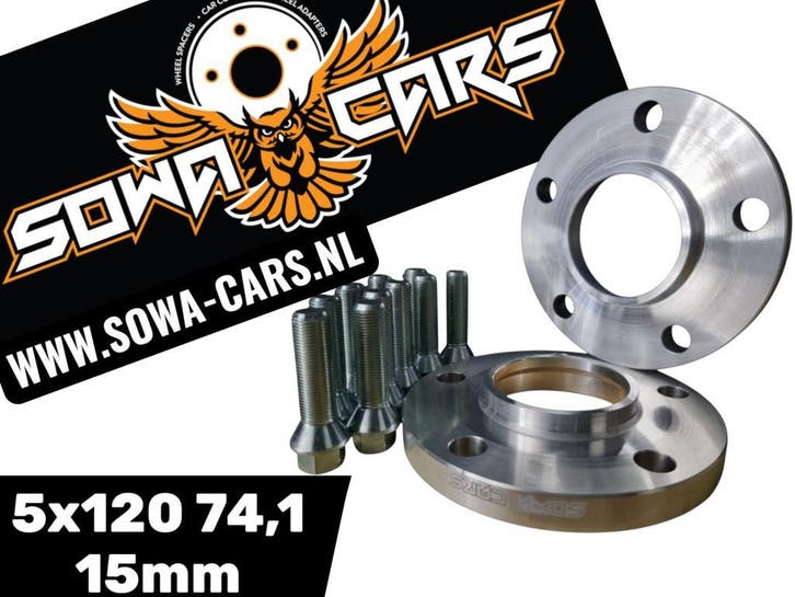 Spoorverbreders Spacers Bmw X5 X6 E39 5x120 74,1 15mm, Auto diversen, Tuning en Styling, Verzenden